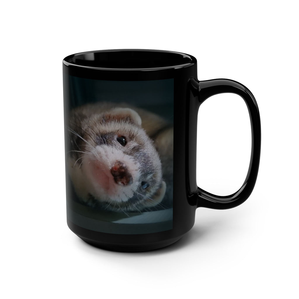 Dook In Peace Luffy Memorial Mug (15oz) Black - Ferret Photo Coffee Cup