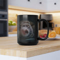 Dook In Peace Luffy Memorial Mug (15oz) Black - Ferret Photo Coffee Cup
